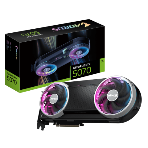Placi video - Placa video Gigabyte GEFORCE RTX 5070 AORUS INFINITY, 12GB GDDR7, PCI Express x16 5.0, 192bit