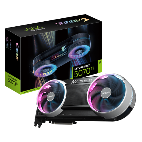 Placi video - Placa video Gigabyte GEFORCE RTX 5070 Ti INFINITY, 16GB GDDR7, PCI Express x16 5.0, 256bit