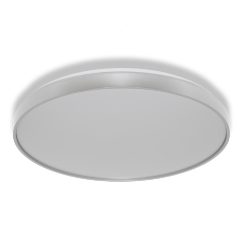 Plafoniere - Plafoniera LED OSRAM Ceiling LUXO, 60W, 6600 lm, lumina neutra(4000K), IP20, Ø56cm, metal/plastic, Argintiu