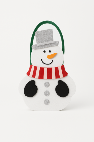 Prosoape Bucatarie - Prosop de bucatarie cu gentuta Snowman
