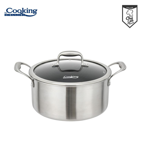 Oale si cratite - SEMIOALA CU CAPAC, 20x10 CM, 2.8 L TITANIUM3, COOKING BY HEINNER