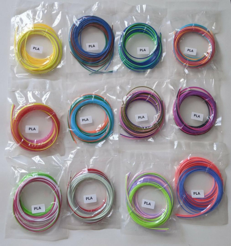 Accesorii imprimare 3D - Serioux PLA 1.75mm 3D Printer Filament 3pcs, temperatura 190-220 grade, length 300cm, utilizare: pana la 6 luni de la deschiderea ambalajului.