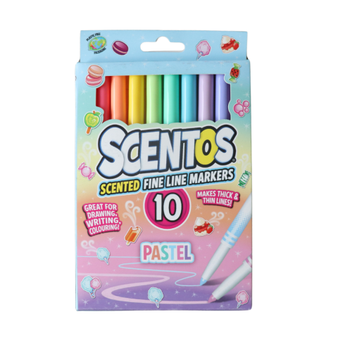 Papetarie - SET 10 MARKERE PARFUMATE,PASTEL, SCENTOS