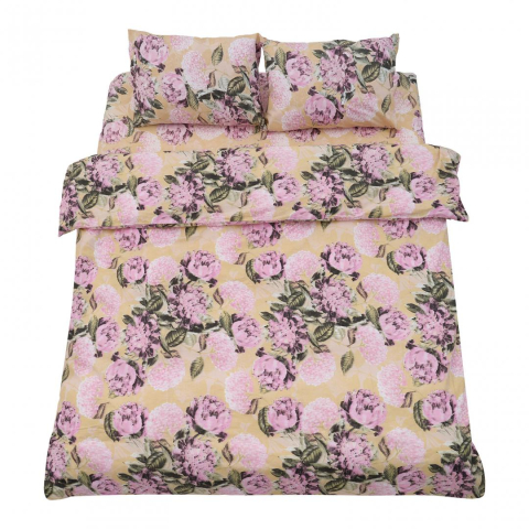Lenjerii de Pat - Set de pat king size bumbac,92 gsm,Peony