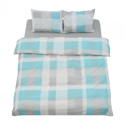 Lenjerii de Pat - Set de pat king size bumbac,92gsm,Square
