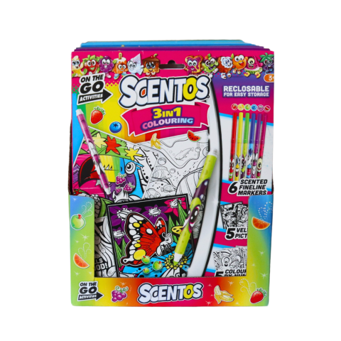 Papetarie - SET PARFUMAT CALATORIE, JUNIOR, SCENTOS, 12 buc/set