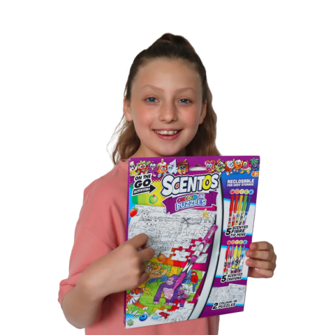 Papetarie - SET PARFUMAT DE CALATORIE CU PUZZLE-URI,SCENTOS