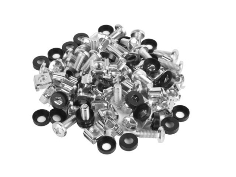 Periferice Diverse - Set șuruburi de montaj 19" (piuliță-cușcă, șaibă, șurub) 50 buc.