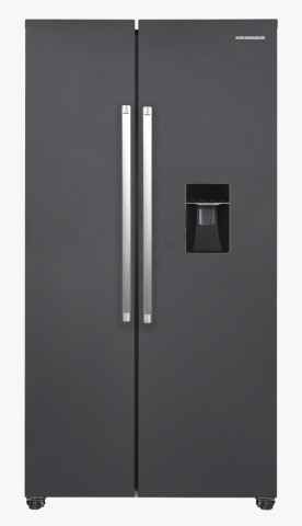Side by side - Side by Side HEINNER HSBS-HM529NFINVDGWDE++, No Frost, 529 L, Clasa E, Dozator apa, Gri antracit texturat