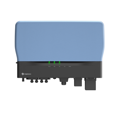 Invertoare solare trifazate - Solplanet hybrid inverter ASW015K-TH, 15kW, 3P,4MPPT,w/AI dongle LAN/WLAN,20A*4,DC w/SPD,AC w/MOV,DC PV Pot w/Sunclix,DC Bat Pot w/MC4,AC Grid Pot w/CNNT,AC EPS Pot w/Handa,AC GEN Pot w/Handa, AFCI