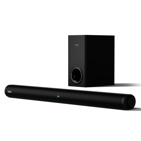 Sisteme audio - Soundbar Akai ASB-8WSW, putere RMS 150W, raspuns in frecventa 50Hz-18kHz, sursa alimentare AC 100-240V, impendanta 4 ohmi, negru