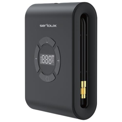 Baterii portabile - Starter auto cu compresor de aer Serioux, interval de presiune reglabil 3~150PSI/0,2~9,9BAR/20~990KPA, temperatura de functionare incărcare: 0° C~45°C, Descărcare: -20°C~60°C, temeperatura de depozita