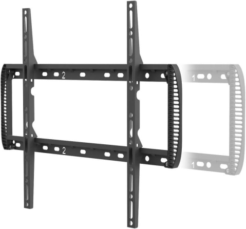Suporturi TV / Monitor - Suport TV de perete Barkan, pentru ecrane de pana la 13" - 90", greutate maxima suportata 60kg, distanta fata de perete 80mm - 200mm, VESA max. 600x400 mm, negru