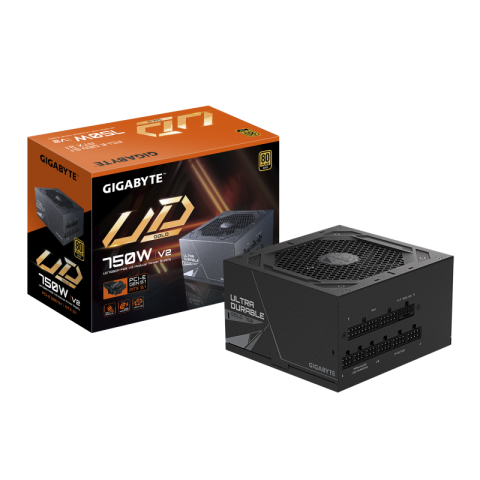  Surse PC - Sursa GIGABYTE UD750GM PG5 V2, 80 PLUS Gold, 750W
