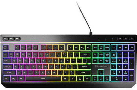  Tastaturi - Tastatura Gaming Genesis Rhod 530, RGB, USB, Negru