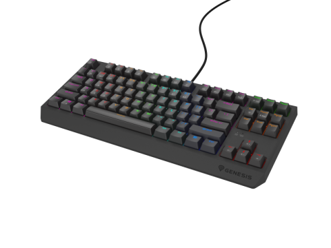  Tastaturi - Tastatura Mecanica Gaming Genesis Thor 230 TKL Lite, RGB, USB, negru