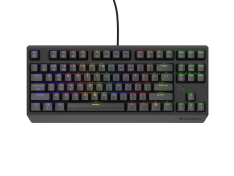  Tastaturi - Tastatura Mecanica Gaming Genesis Thor 230 TKL, RGB, USB, Negru