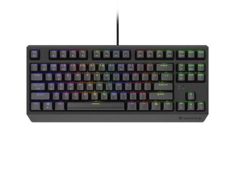  Tastaturi - Tastatura Mecanica Gaming Genesis Thor 230 TKL, RGB, USB, negru