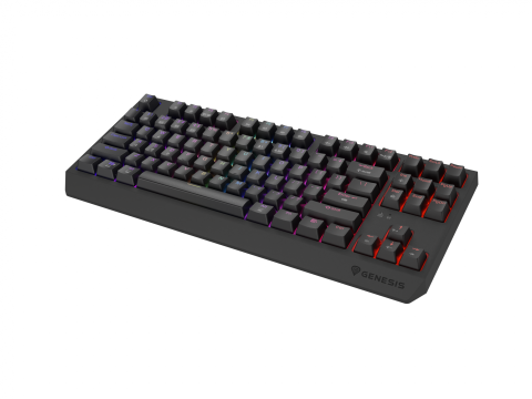  Tastaturi - Tastatura Mecanica Gaming Genesis Thor 230 TKL, RGB, Wireless, Negru