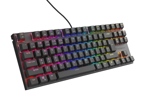  Tastaturi - Tastatura Mecanica Gaming Genesis Thor 303 TKL, RGB, USB, negru