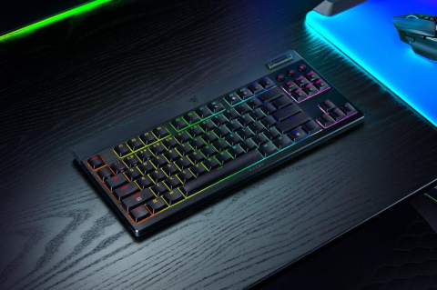 Tastaturi - Tastatura Mecanica Gaming Razer BlackWidow V4 Low-Profile Tenkeyless HyperSpeed, RGB, Wireless, Negru