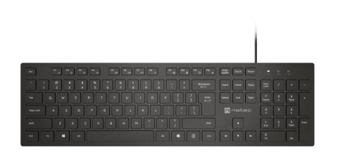  Tastaturi - Tastatura Natec Herring Slim, USB, Negru