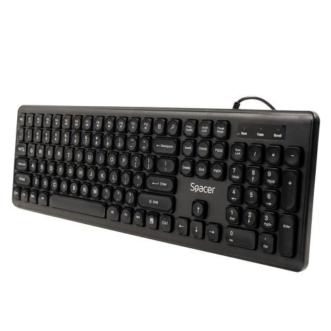  Tastaturi - Tastatura SPKB-LWP-03, USB, Negru