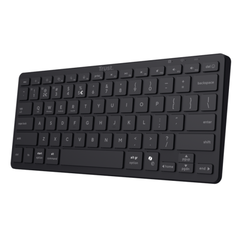  Tastaturi - Tastatura Trust Nado II, Wireless, Negru