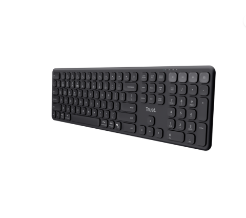  Tastaturi - Tastatura Trust Vaiya, Wireless, negru