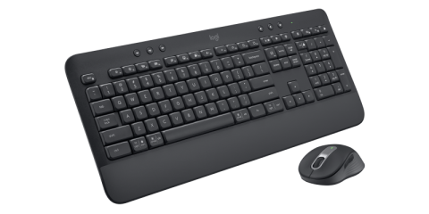  Tastaturi - Tastatura Wireless Logitech Signature MK650 Combo for Business, Gri