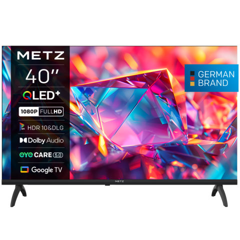 Televizoare - Televizor METZ QLED 40MQH7030Z, 100 cm, Smart Google TV, FHD