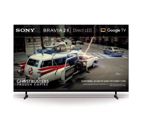 Televizoare - Televizor Sony BRAVIA 2 II LED 50S25M2, 126 cm, Smart Google TV, 4K Ultra HD, Clasa E (Model 2026)