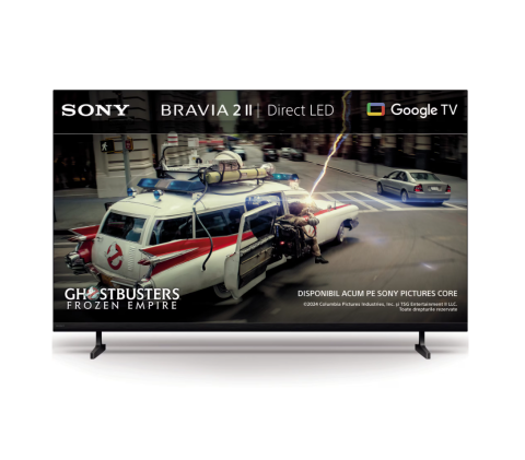 Televizoare - Televizor Sony BRAVIA 2 II LED 55S25M2, 139 cm, Smart Google TV, 4K Ultra HD, Clasa E (Model 2026)