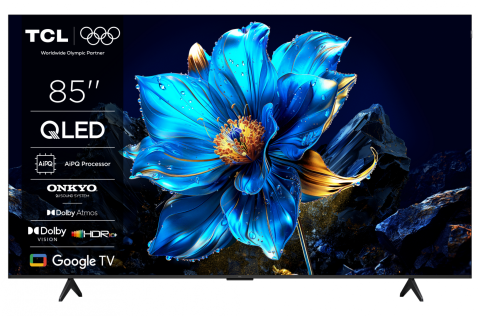Televizoare - Televizor TCL QLED 85P7K, 214 cm, Smart Google TV, 4K