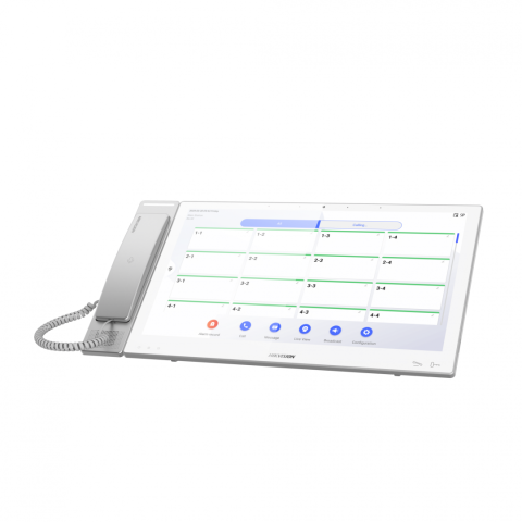 Dispozitive apelare - TERMINAL DE SECTIE 15.6 inch Hikvision DS-KHM9803X; Android Support HEOP development. Monitorizare video în timp real: Permite asistentei să vizualizeze camerele din saloane sau zone comune, monitoriz