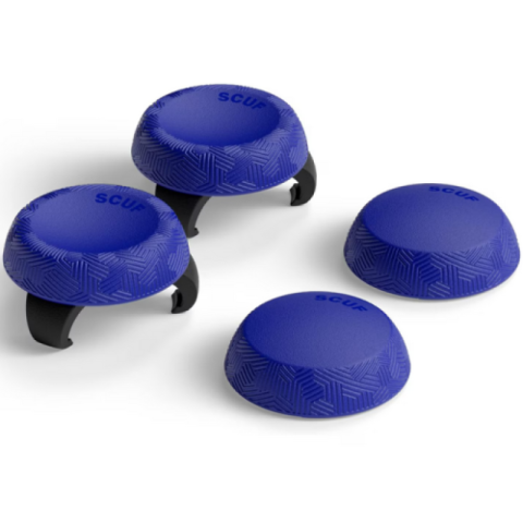 Periferice Diverse - Thumbsticks Grip Tactic Kit SCUF Universal, Albastru, 6 buc/set