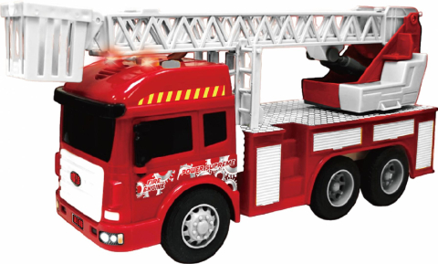 Masinute - VEHICULE CU LUMINI, SUNETE  SI FRICTIUNE, SCARA 1/14, 28.5CM,AUTOSPECIALA ROSIE