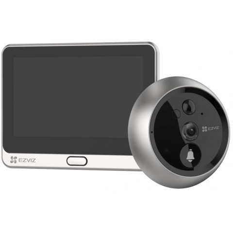 Smart home - Vizor Wireless EZVIZ,CS-DP2C-A0-6E2WPFBS;1/3" Progressive Scan CMOS, 2.0 mm @ F2.2, visual angle (diagonal):155°,ICR infrared filter,Max. 5 m, 1080p / 2MP, 15fps, PIR angle 110°, Max. 5m (20 ft), Micr