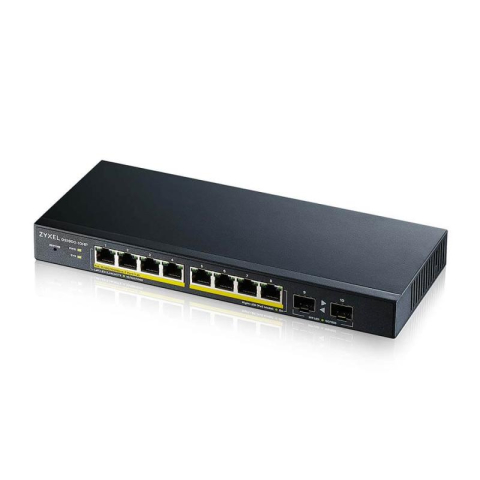 Switch-uri - Zyxel 8-port GbE Smart Managed PoE Switch with GbE Uplink