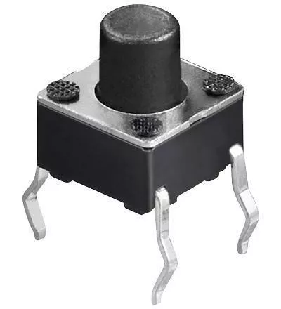  Intrerupatoare-Relee - Buton microcontact 4 pini OFF-ON fara retinere 6x6mm buton 4mm de la PCB 7mm
