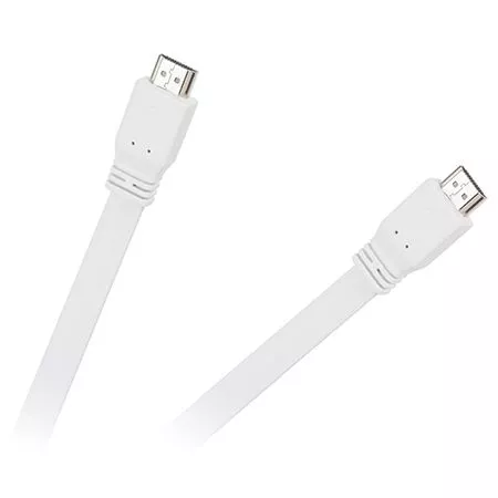  Cabluri HDMI - Cablu Hdmi alb plat v1.4 1.8m Cabletech