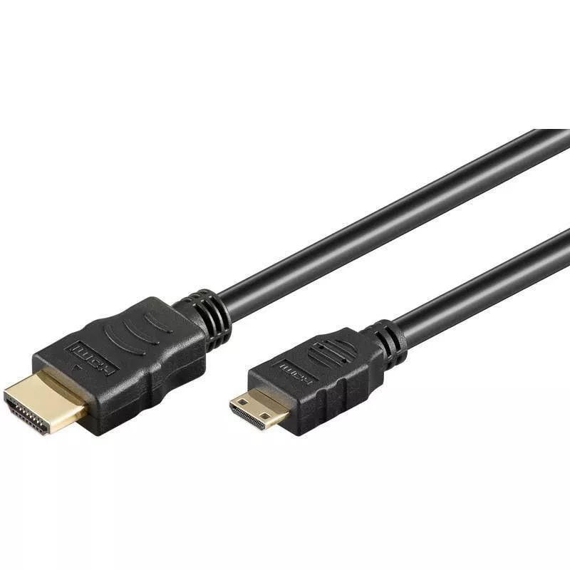  Cabluri HDMI - Cablu mini HDMI 2m 2.0v Ethernet 3D Goobay