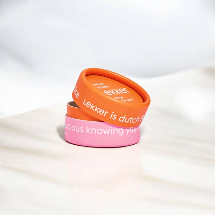 Balsam de Buze Hidratant Lekker Orange Vanilla Swirl, 8g – Portocale și Vanilie, Vegan, Fără Petrol, Zero Plastic [5]