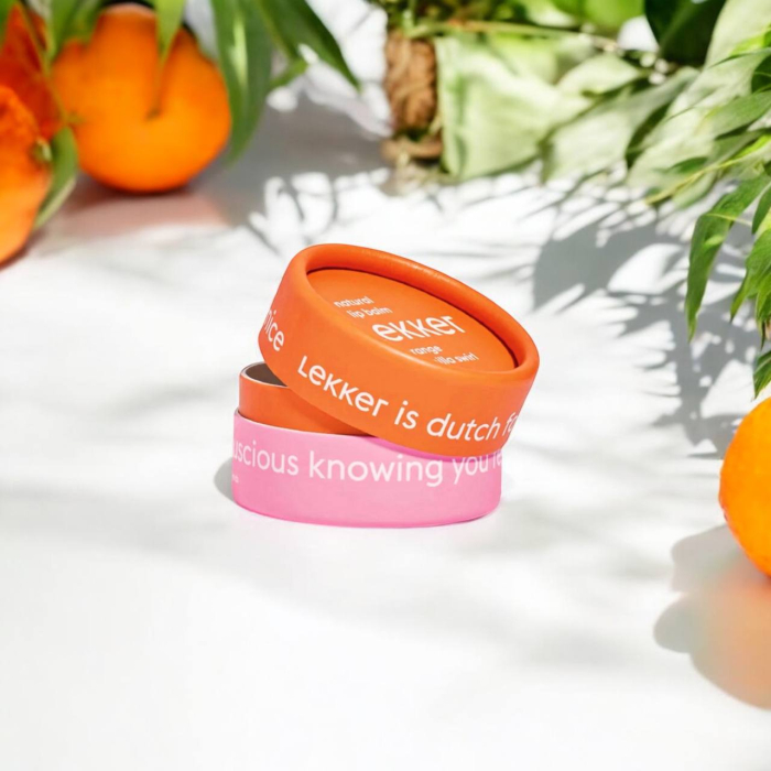 Balsam de Buze Hidratant Lekker Orange Vanilla Swirl, 8g – Portocale și Vanilie, Vegan, Fără Petrol, Zero Plastic [2]