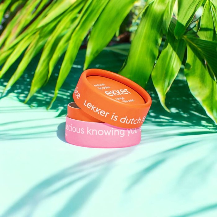 Balsam de Buze Hidratant Lekker Orange Vanilla Swirl, 8g – Portocale și Vanilie, Vegan, Fără Petrol, Zero Plastic [3]