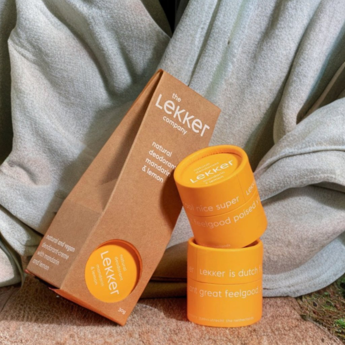 Deodorant Cremă Natural Lekker Mandarine și Lămâie, 30g – Unisex, Vegan, Fără Aluminiu, Zero Plastic [3]