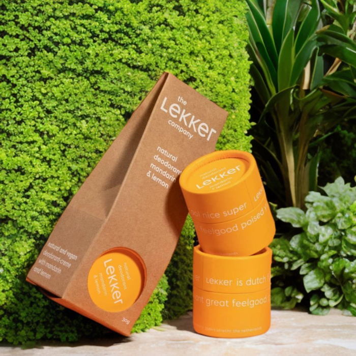 Deodorant Cremă Natural Lekker Mandarine și Lămâie, 30g – Unisex, Vegan, Fără Aluminiu, Zero Plastic [2]