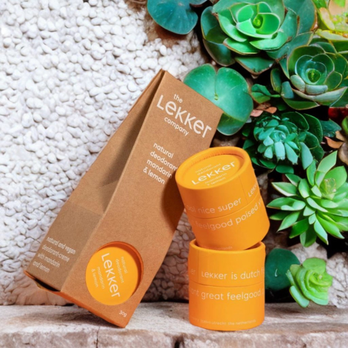 Deodorant Cremă Natural Lekker Mandarine și Lămâie, 30g – Unisex, Vegan, Fără Aluminiu, Zero Plastic [9]