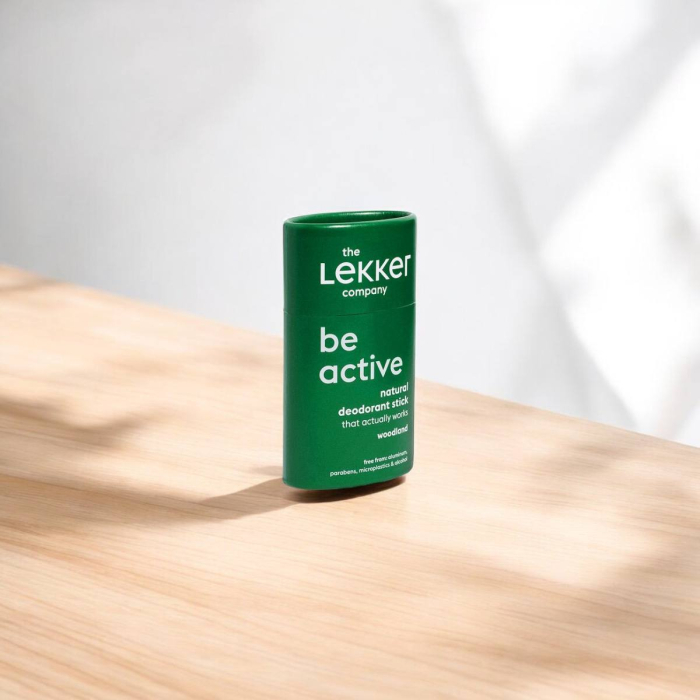 Deodorant Stick Natural Lekker „Be Active Woodland”, 40g – Vegan, Fără Aluminiu, Zero Plastic [5]
