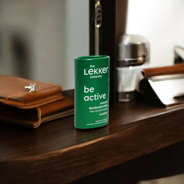 Deodorant Stick Natural Lekker „Be Active Woodland”, 40g – Vegan, Fără Aluminiu, Zero Plastic [4]